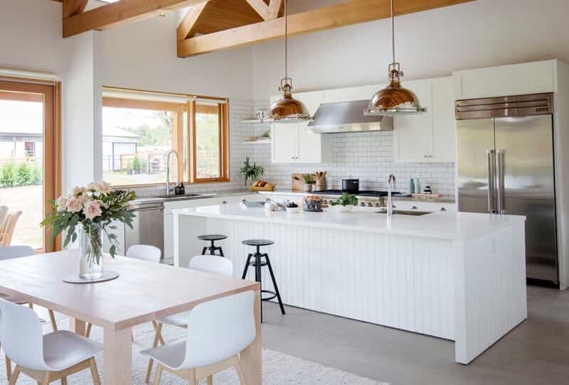 Classic White Farmhouse Kitchen Style